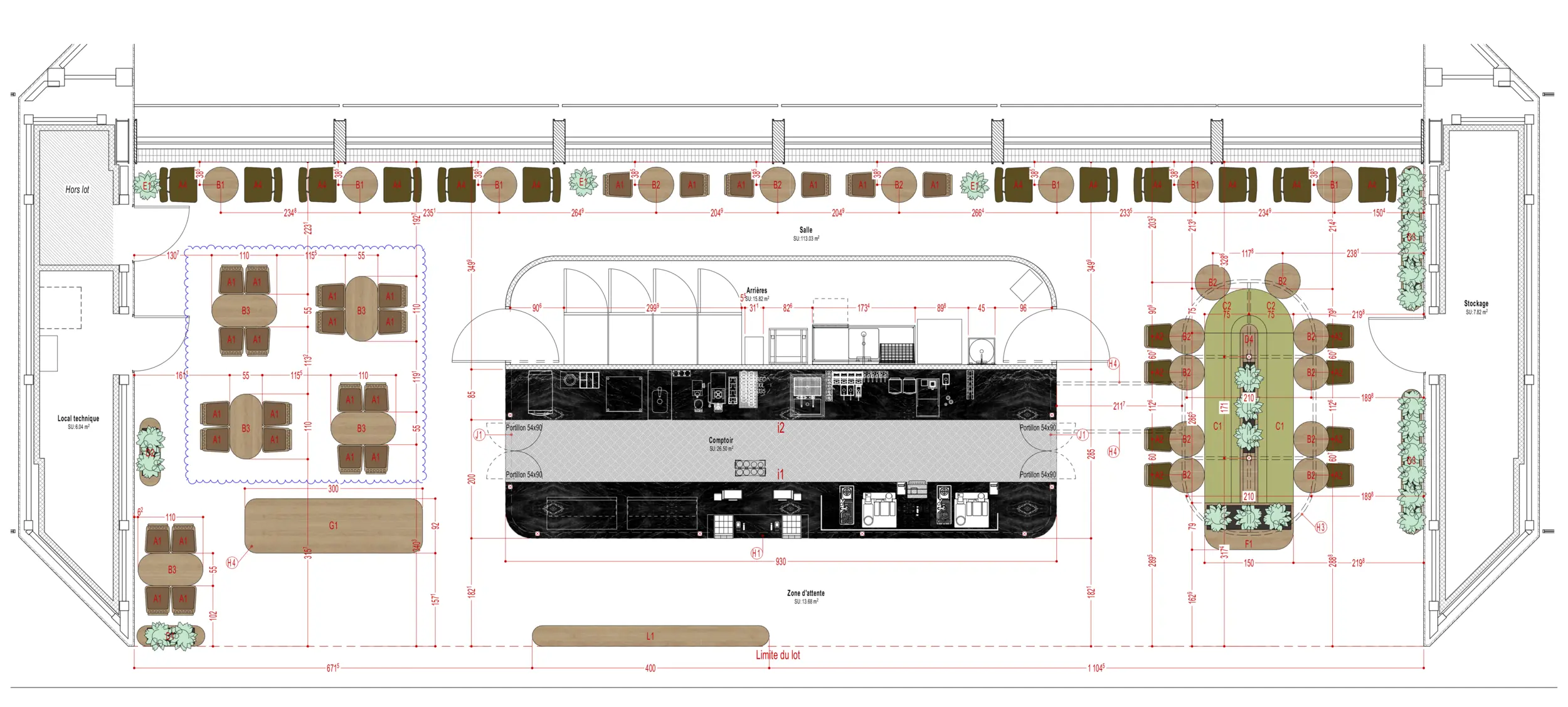 Starbucks Marignane 5 Odalys Montvalezan restaurant - CLA Architecture